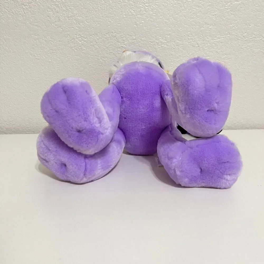 Vintage Animal Alley Toys R Us Purple Cat Plush Stuffed Animal Posable 2000 TAGS